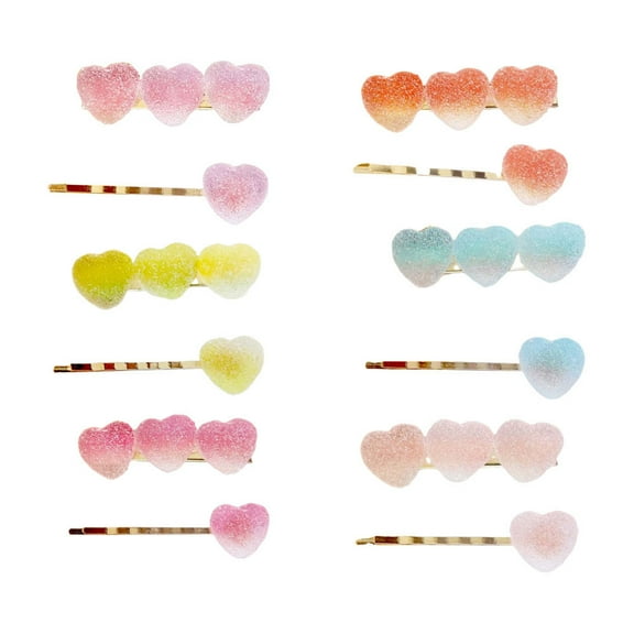 Raindrops 12Pcs Bobby Hairpins Decorative Hair Pins Beautify Hairstyle for Girls and Women Assorted Color