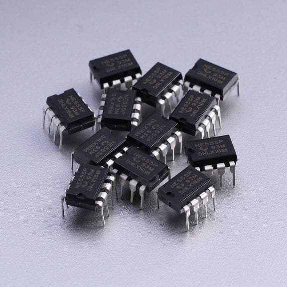 Raindrops 12Pcs Ne555p Dip 8 Timer Black Support Astable and Monostable Modes
