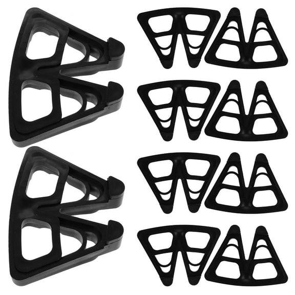 Raindrops 12Pcs Flower Pot Feet Risers Plastic Plants Pot Pads Tea Tray Nonskid Pads Small Garden Planter Feet