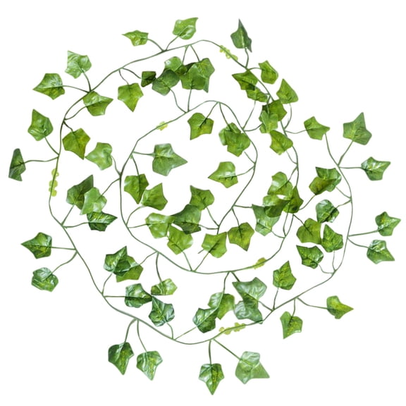 FOMIYES Artificial Rattan Green Plastic Imitation Vine for Indoor and Outdoor Decoration 12Pcs