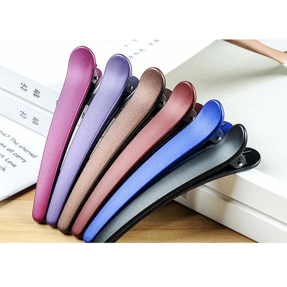 Raindrops 12Pcs Hair Clips Duckbill Barrette Frog Clips Assorted Colors Lightweight for Stylish Decoration