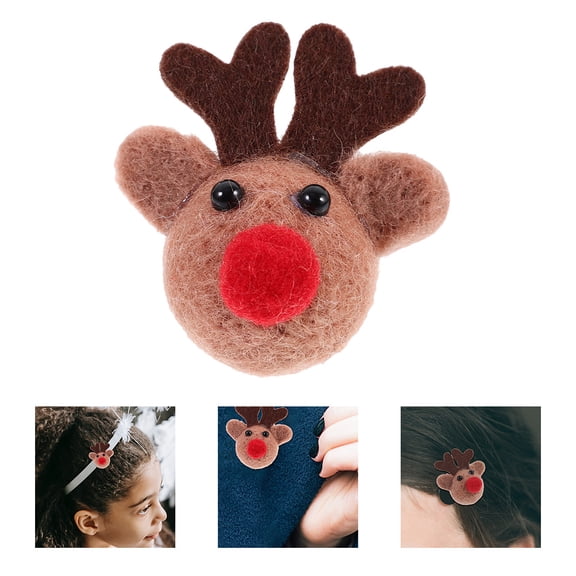 Raindrops 12-Piece Multi-Color Reindeer Ornament Set, Festive Christmas Tree Decorations and Holiday Craft Home Dcor