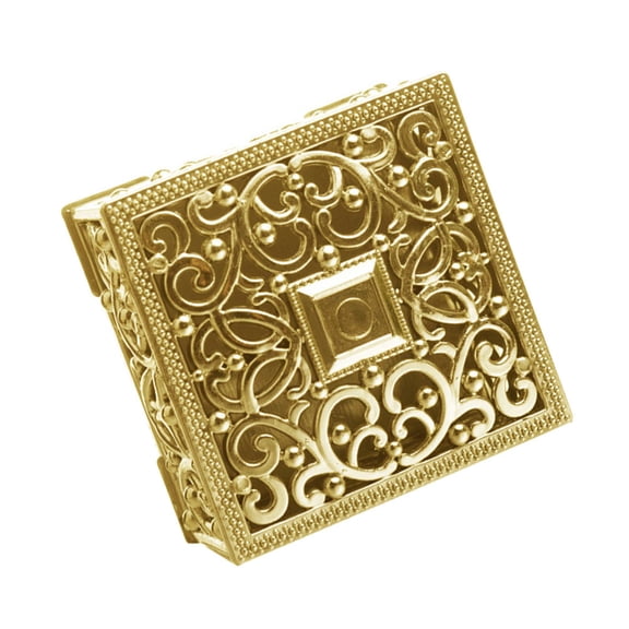 Raindrops 12Pcs HollowOut Candy Box Plastic Candy Storage Box Creative Sugar Container Candy Holder Golden