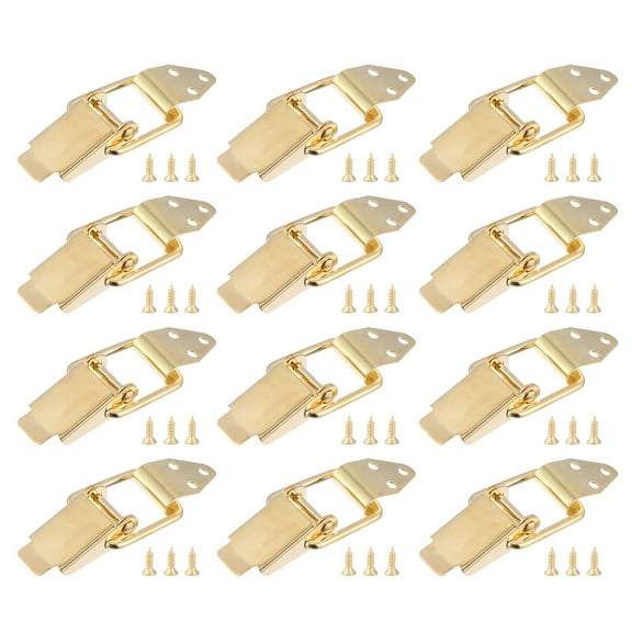 Raindrops 12Pcs Iron Spring Loaded Toggle for Box Replacement Spring Loaded Latch Pin