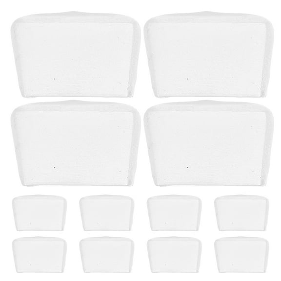 Raindrops 12pcs Glass Pliers PVC Replacement Tips for Stained Glass Crafting and Precision Work at Home