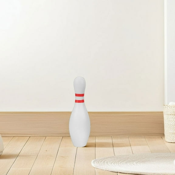 Raindrops 12Pcs White Bowling Party Game Lightweight Toss Bowling Pins for Family Entertainment