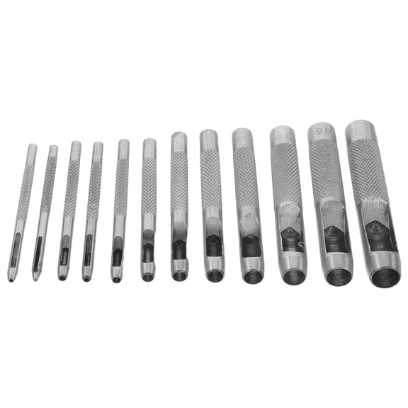 Raindrops 12-Piece Punch Tool Set Featuring Ergonomic Grip for Comfortable Daily Use and Precision