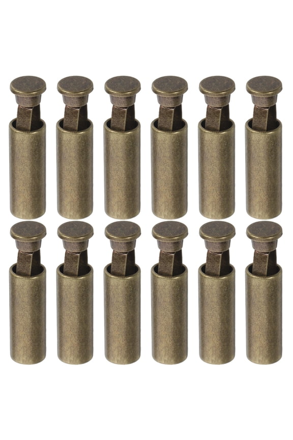 12Pcs Olive Green Metal Drawstring End Stoppers for Sports Clothes Zinc Alloy