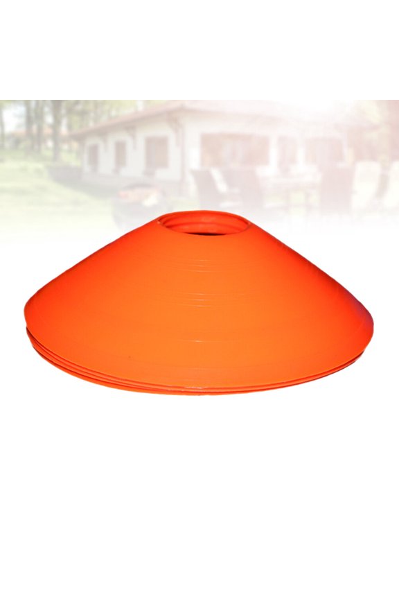 12Pcs Orange PP Playing Field Cones for Rugby Training Proper Size
