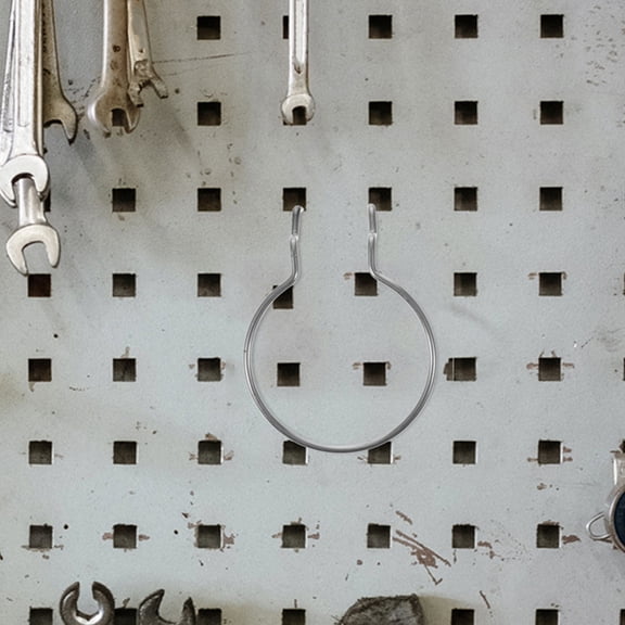 Raindrops 12-Pack Metal Pegboard Cup Holder for Garage Storage and Wall Hanging Organization