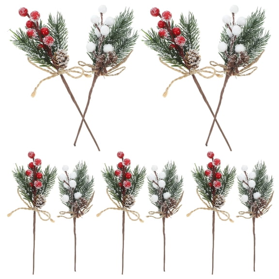 Raindrops Pine Stems Home Decoration Assorted Color 12 Pcs