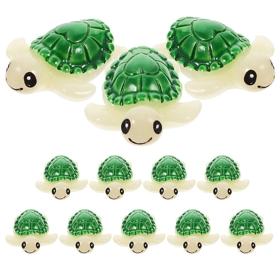 FOMIYES 12Pcs Small Resin Tortoise Statues Classic Design for Outdoor and Indoor Decor