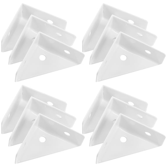 Raindrops 12Pcs Universal Furniture Corner Connector for Simple Structure Homeowners