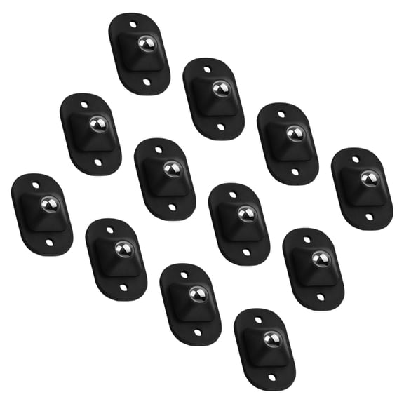 Raindrops 12pcs Appliance Slider For Kitchen Appliances Self Adhesive Caster Wheels For Furniture Plastic Swivel Universal Wheel Low Profile Roller