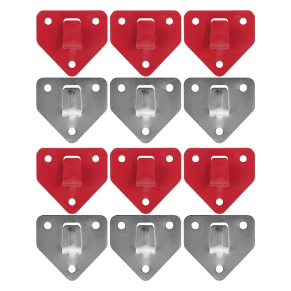 USHOBE Fire Extinguisher Hanger Fire Extinguisher Hook White 12Pcs