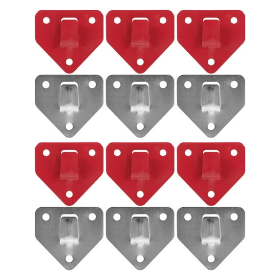 Raindrops 12pcs Fire Extinguisher Mounting Bracket Wall Mounted Fire Extinguisher Hook for Home