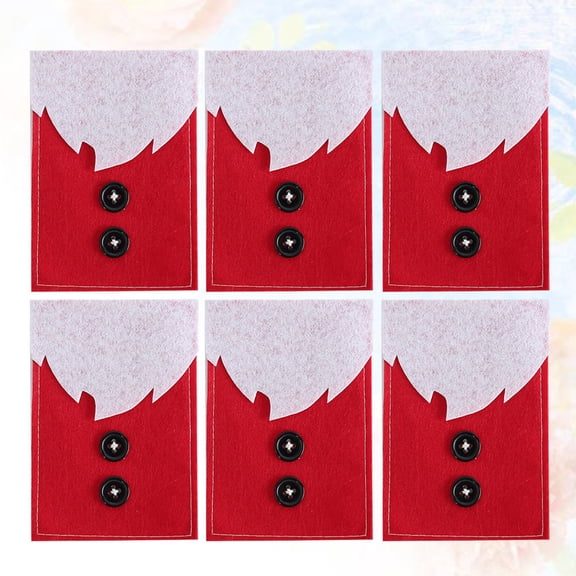 Raindrops silverware wraps Tableware Pouch Non-woven 12pcs