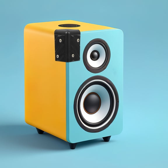 Raindrops 12pcs Heavy Duty Plastic Speaker Corner Protectors for Stage Audio Case Guitar Amplifier and Cabinet Edge Protection Round Angle Guards