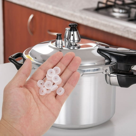 Raindrops 12pcs Replacement Float Valve Gaskets For Pressure Cooker Float Sealing Caps Float Valve Seal Pressure Cooker Replacement Parts