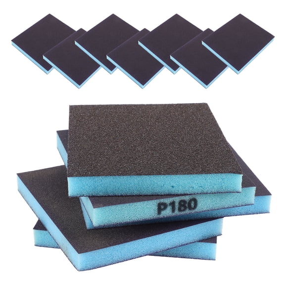 Raindrops 12pcs Sanding Sponge Set Dual-Sided Sandpaper Blocks for Wood Furniture Polishing Rust Removal Multi-Purpose Sanding Tools