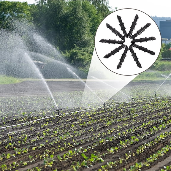 Raindrops 130Pcs Straight Barbed Connector for Irrigation Systems Garden Hose Connection