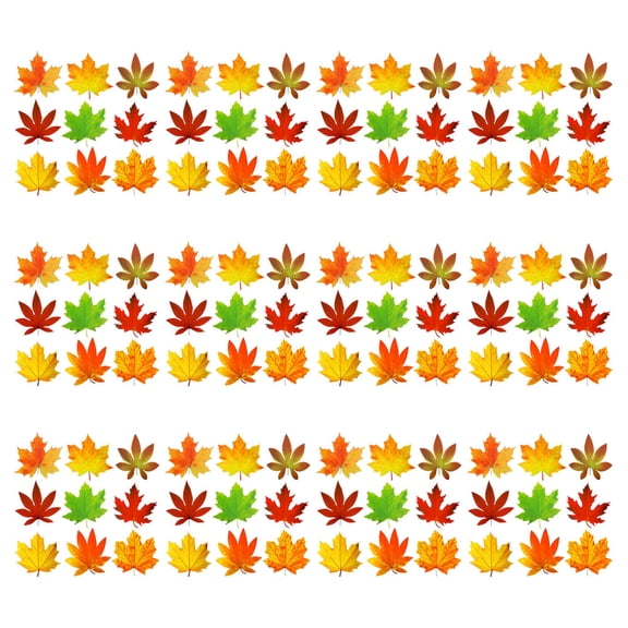 FOMIYES 135Pcs Paper Tsgiving Decorations Multicolored Leaf Cutouts for Classroom and Party Decor