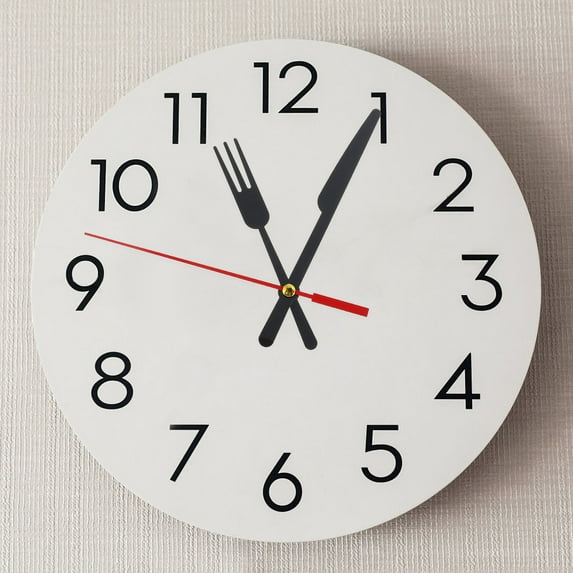 Raindrops 14 Sets Black Plastic Clock Hands for Clock Works Replacement in Square and Round Shapes for Watchmakers