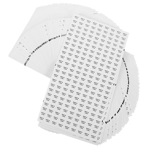 Raindrops 14440Pcs Made in China Package Stickers Silver Waterproof Self Adhesive Labels for Imported Use