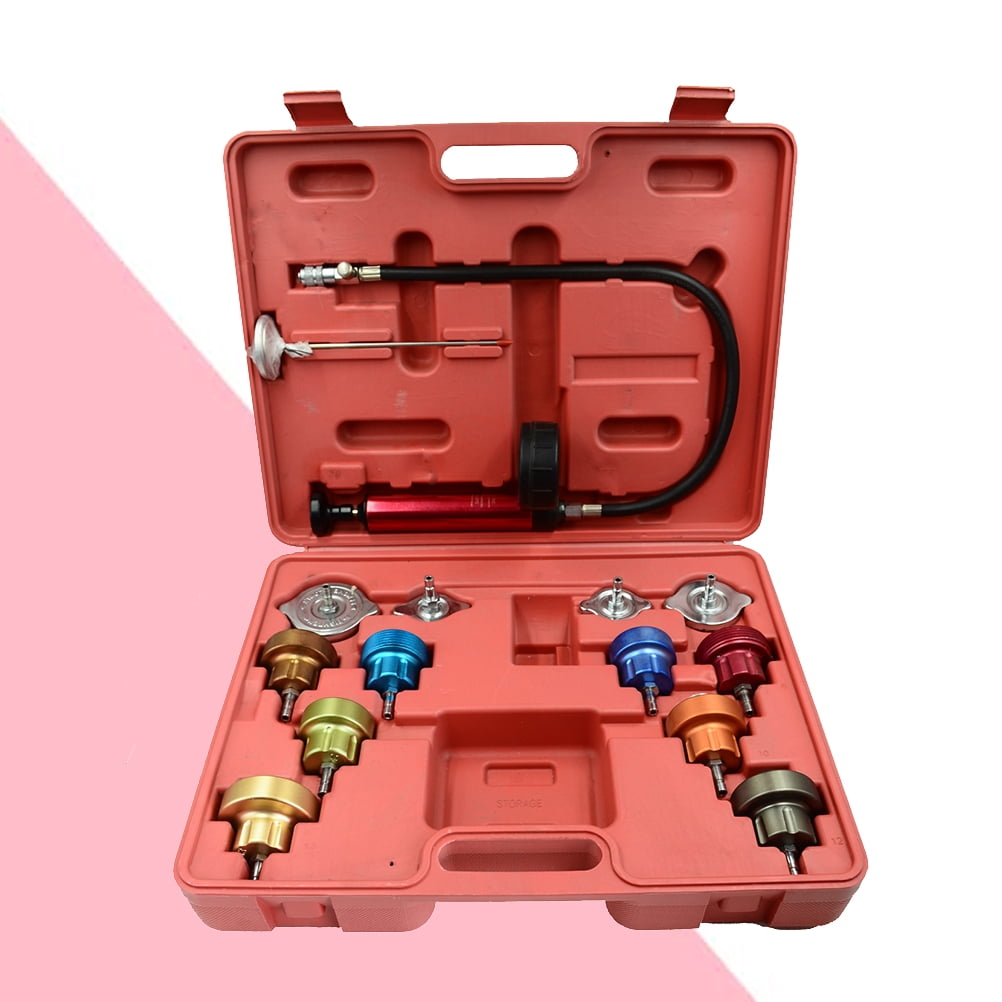 Remote Radiator Testing Checklist Raindrops 14Pcs Universal Radiator Leak Tester Metal Cooling System ...