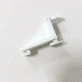 thumbnail image 1 of Raindrops  15 Pcs Plastic Shelf Clip Small Crisper Fridge Replacement White, 1 of 7