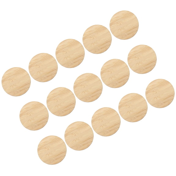 Raindrops 15 Pieces Unfinished Round Wooden Chips for Kids Crafting, Painting, Art Projects and Activities