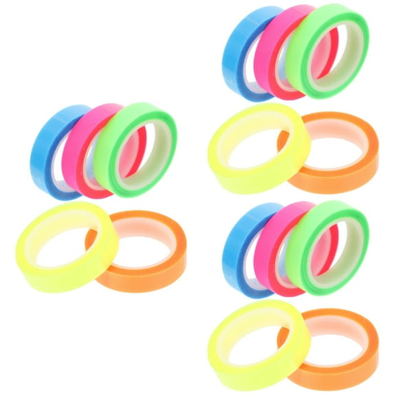 Raindrops 15 Rolls of Transparent Reading Tapes Adhesive Sentence Highlight Tapes for School Office