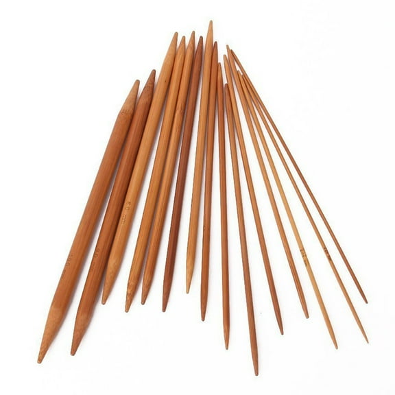Raindrops 15 Sets Knitting Accessories Carbonized Double Pointed Needles For DIY Projects