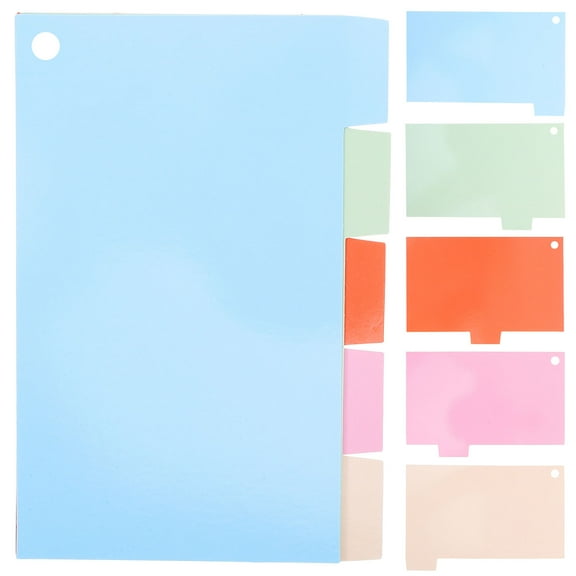 Raindrops  15 Sheets Notebook Dividers Binder with Tabs Section Index Letter Punch