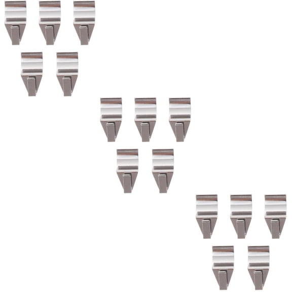 Raindrops 15 pcs Hidden Hooks Wallboard Punch Free Hook Vinyl Siding Clips for Home