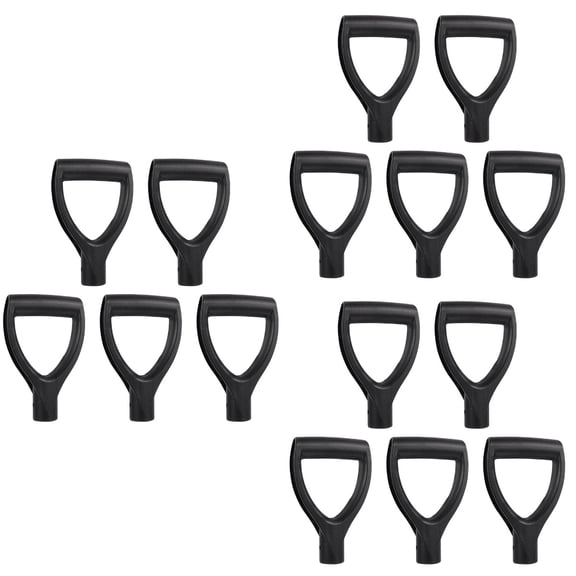 Raindrops 15 pcs Practical Shovel Replacement Grip Plastic Spade Handle Durable Shovel Handles