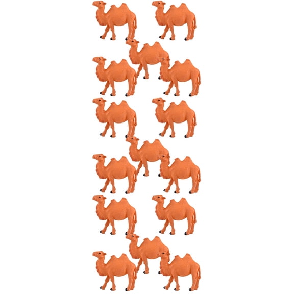 Raindrops 15 pcs Small Camel Decor Resin Tiny Camel Statues Scene Layout Camel Ornaments