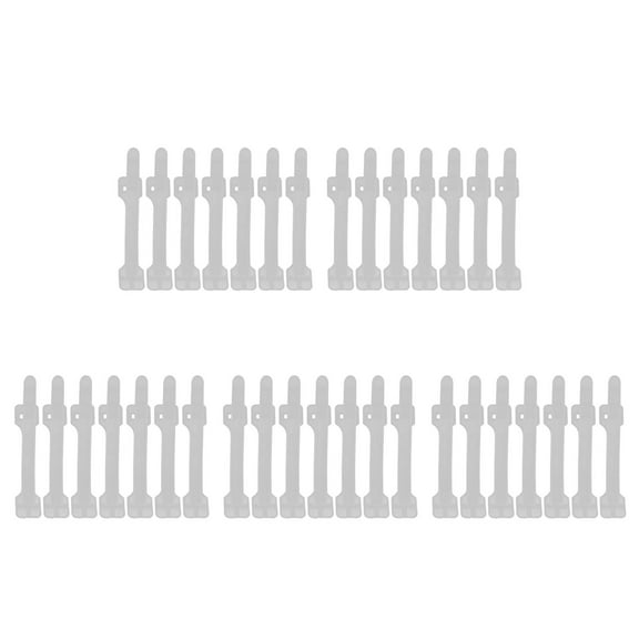 FOMIYES White Plastic Carrying Straps Sturdy for Heavy Objects 150Pcs