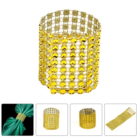 Raindrops 150pcs Decorative Napkin Holders Napkins Buckles Napkin Ornaments Serviette Buckles