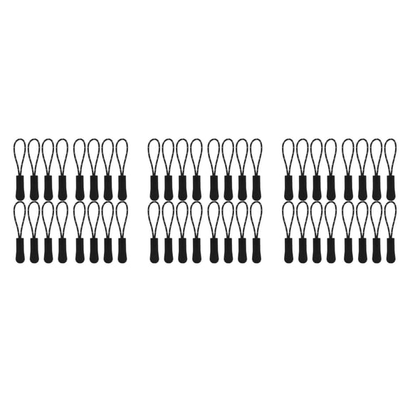 FOMIYES Zipper Pull Cord Extender Multi Color Durable for Luggage 150Pcs