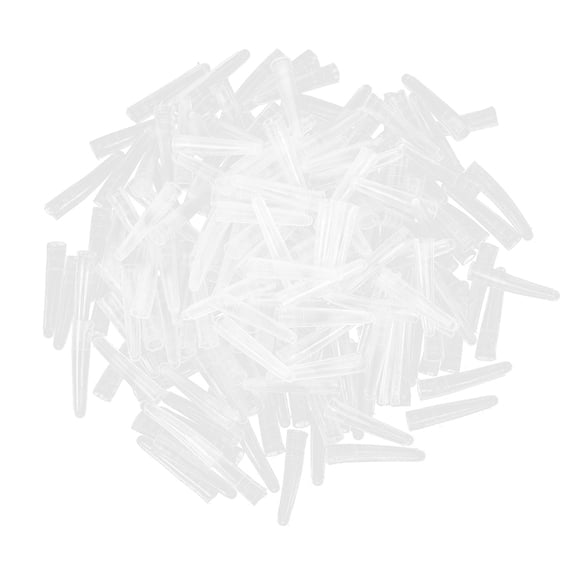 Raindrops 150Pcs Soft Silicone Tweezers Protective Caps Transparent Sleeve for Precise Eyelash Use