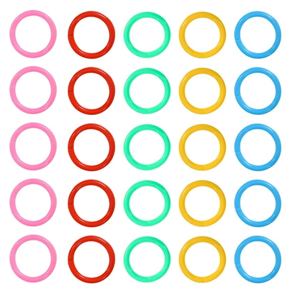 Raindrops 150pcs Plastic Binder Rings For Loose Leaf Notebooks And Key Accessories For Index Cards And Educational Materials Open Card Rings