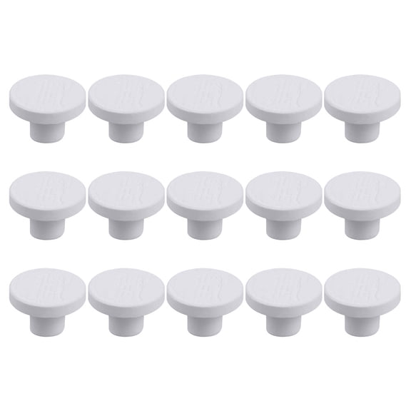 Raindrops 15Pcs Coral Frag Plugs Ceramic Coralline Frag Bases Aquarium Accessories