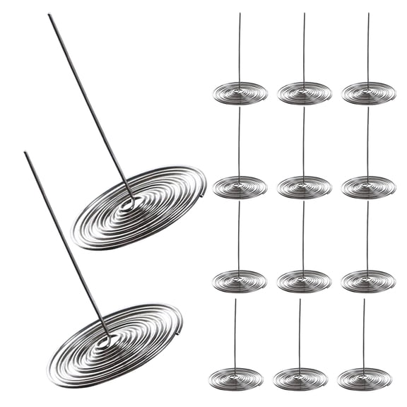 Raindrops 15Pcs Stainless Steel Mesh Tea Filters Spring Spout Strainer for Teapot Plated Silver