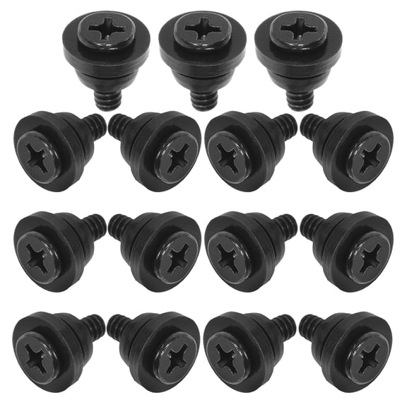 LABRIMP 15-Pack Black Hard Drive Mounting Screws for PC Assembly, Resistant and Hardware