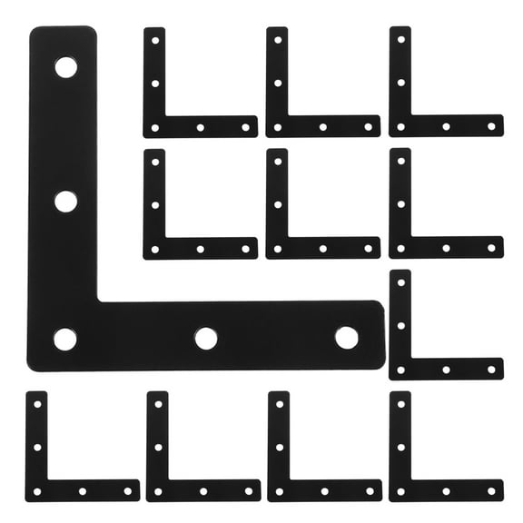 Raindrops 15pcs L Shaped Corner Brackets 90 Degree Metal Braces For Wood Furniture Shelves Cabinets Desk Table Chair Heavy Duty Wood Board Connectors
