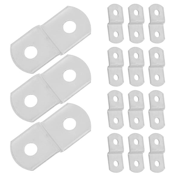 Raindrops 15pcs Silver Z Shaped Bow Corner Brackets 90 Degree Metal Corner Protectors For Furniture Ideal For Home Commercial Use