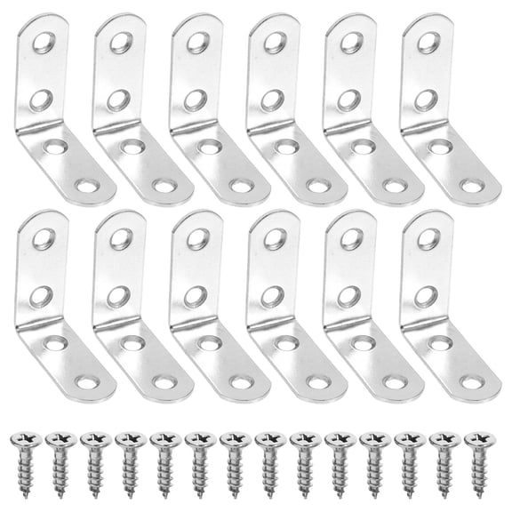 Raindrops  16 Sets Small Angle Brackets Stainless Steel Corner Code