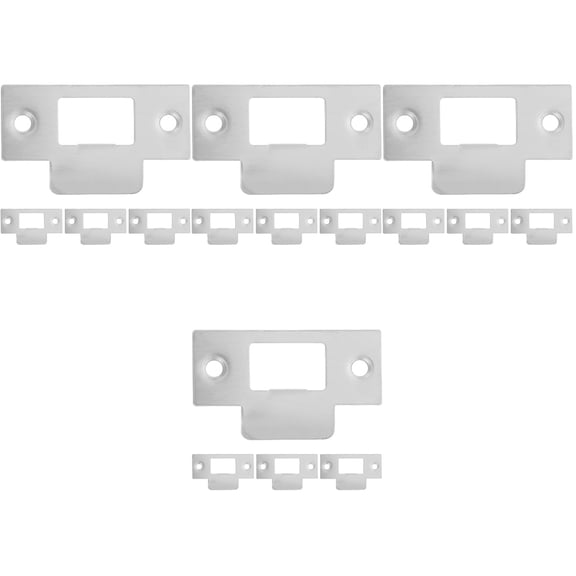 Raindrops 16 pcs Door Reinforcement Plate Door Knob Plate Door Strike Plate Filler