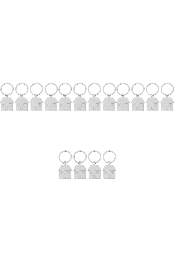 16-Piece House Keychains Set - Perfect Housewarming and Decorative Hanging Key Chains